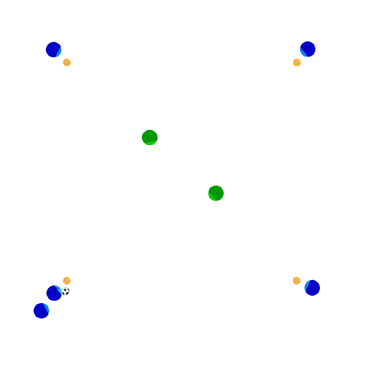 Control pass square + 4 01A - Cruyff Football a platform for soccer coaches