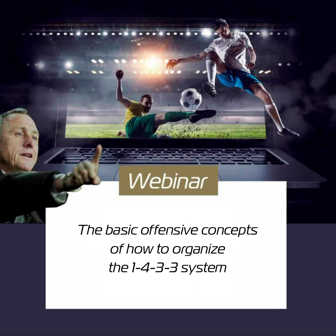 The basic offensive concepts of how to organize the 1-4-3-3 system - Cruyff Football Platform by Possession Football